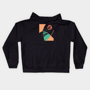 Abstraction with a twig Kids Hoodie